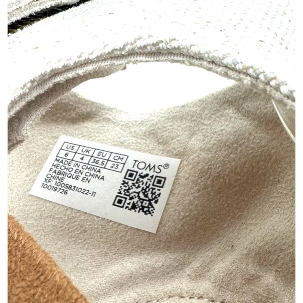 TOMS | Eliana 6 Cream Block Heels - Picture 8 of 9